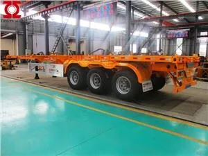3axles سکیلیٹن سیمی ٹریلر
